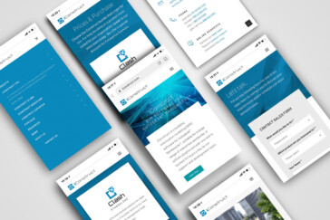 Spletna stran - mobilni prikaz